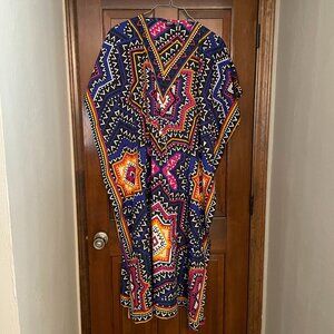 NWOT One sized Ananda's Collection multi-colored kaftan